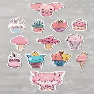 aesthetic stickers printable