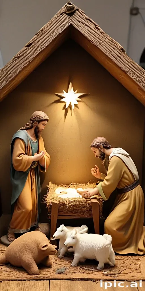 images of the manger scene