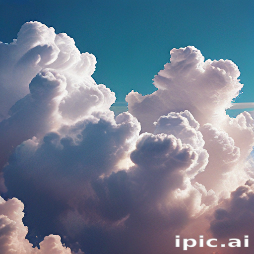 Majestic Billowing Clouds Against a Clear Blue Sky During Daylight