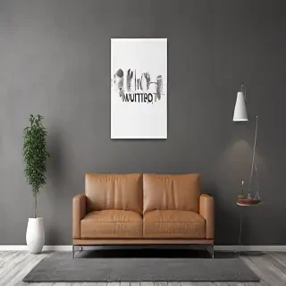 mockup wall art