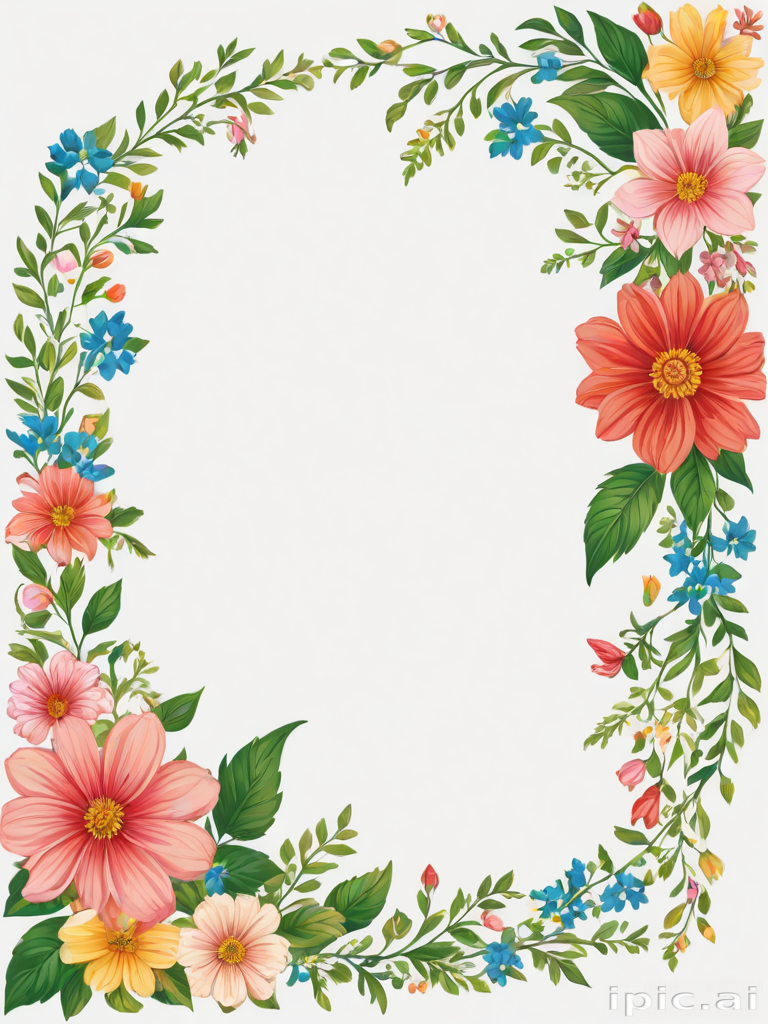 clipart floral border