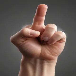 pointing finger png