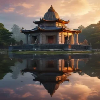 temple background