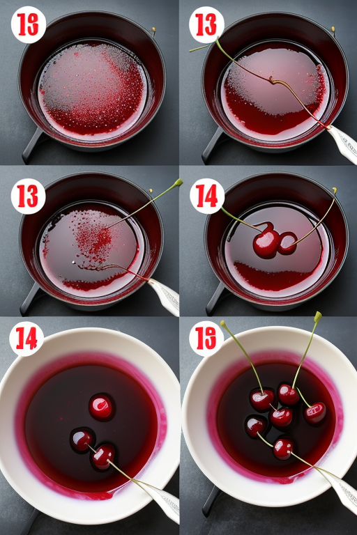 how to make cherries in syrup