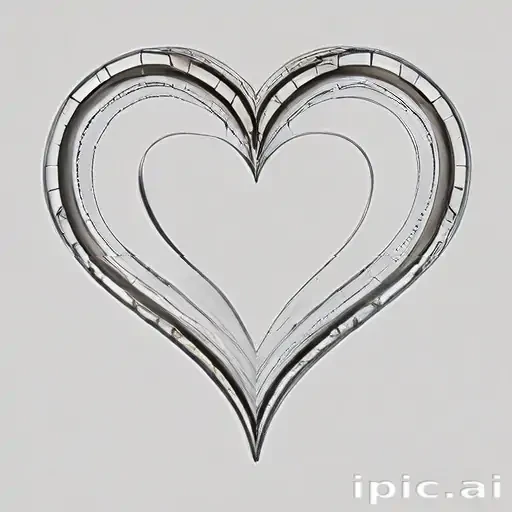 outline heart png