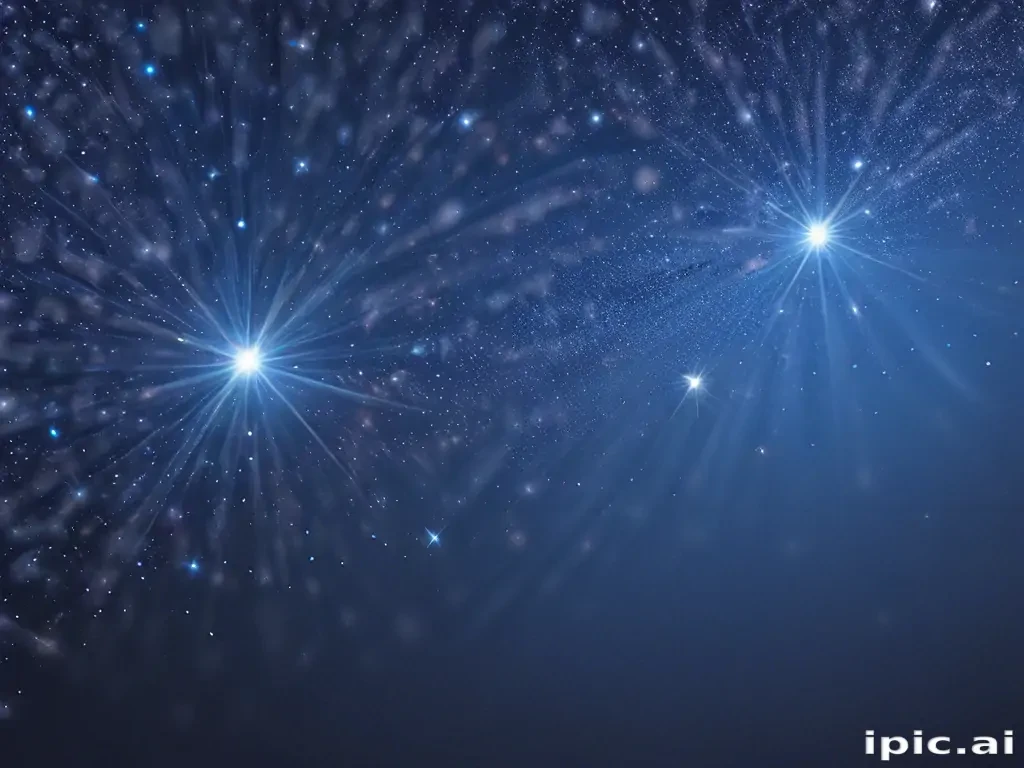 blue sparkle background