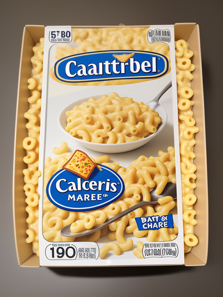calories in a box of kraft mac and cheese