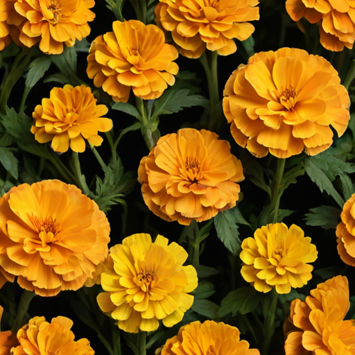 marigolds transparent