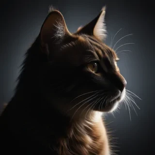cat silhouette png