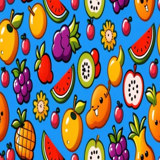 cartoon fruit
