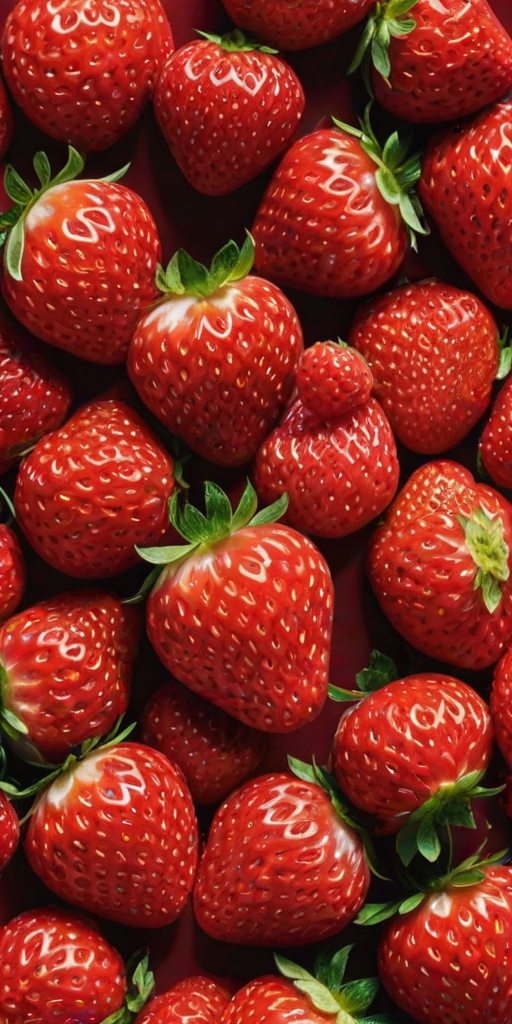 strawberry background aesthetic
