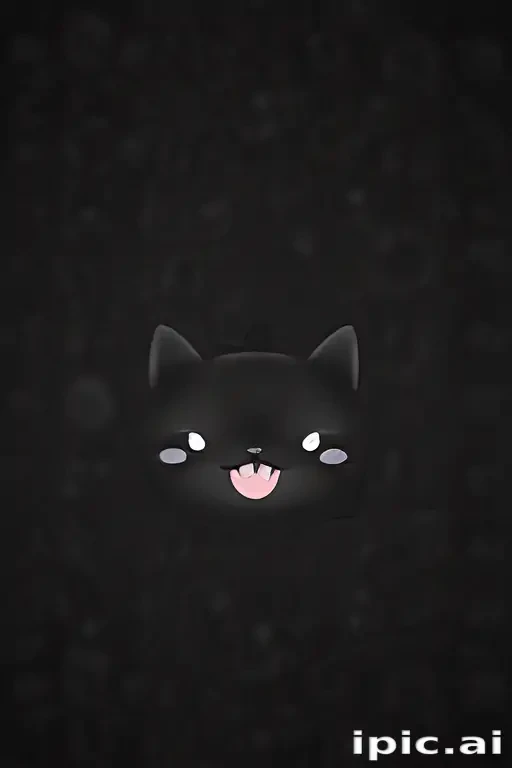 black wallpaper cute