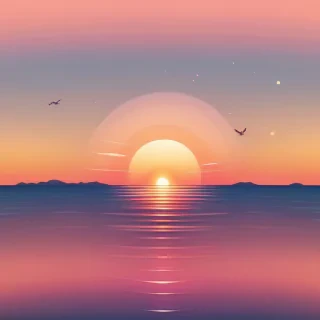 cute sunset backgrounds