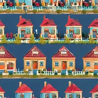 background of a house