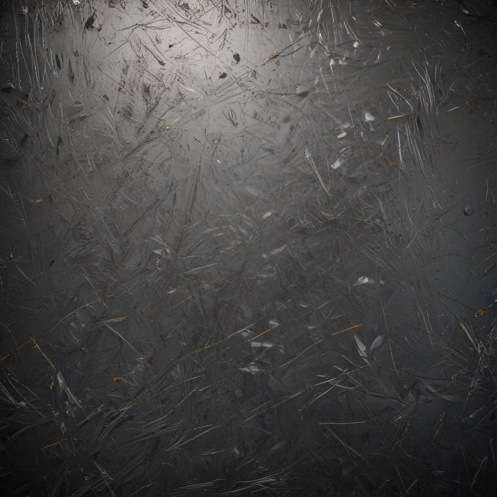 Textured Surface with Scratches and Subtle Light Reflections in Dark Tones