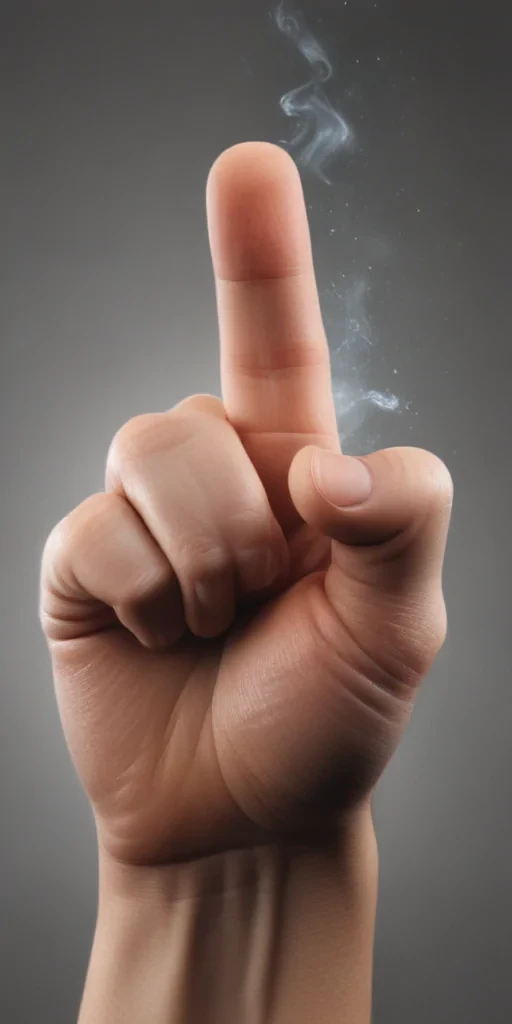 pointing finger png