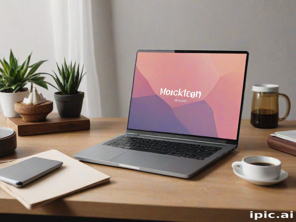 laptop mockup free