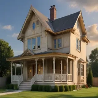 background of a house