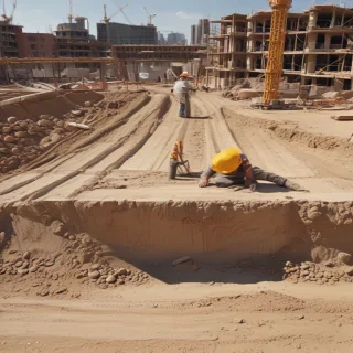 construction site background