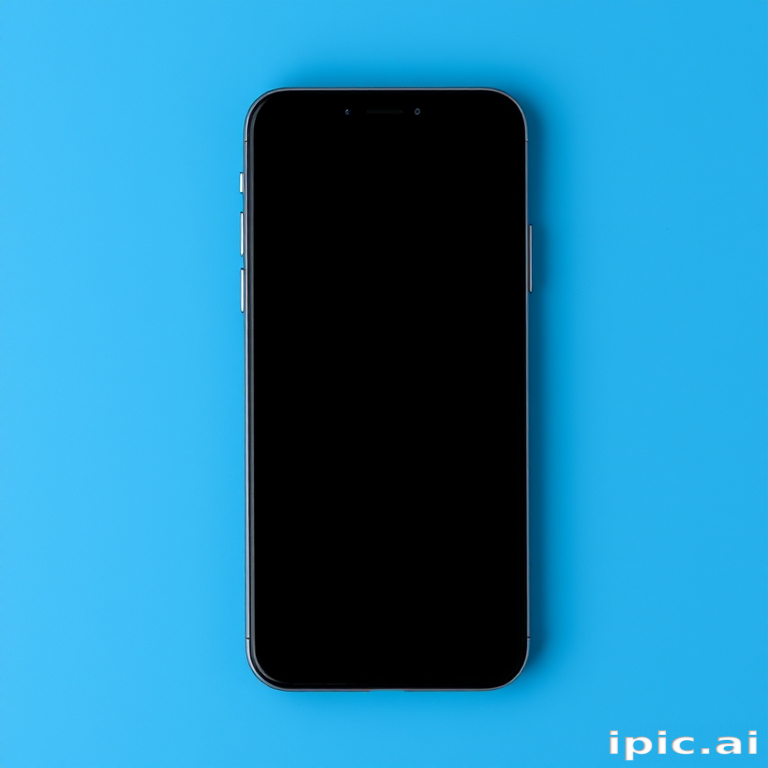 blue background iphone