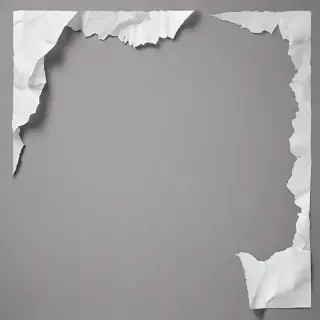 torn paper transparent