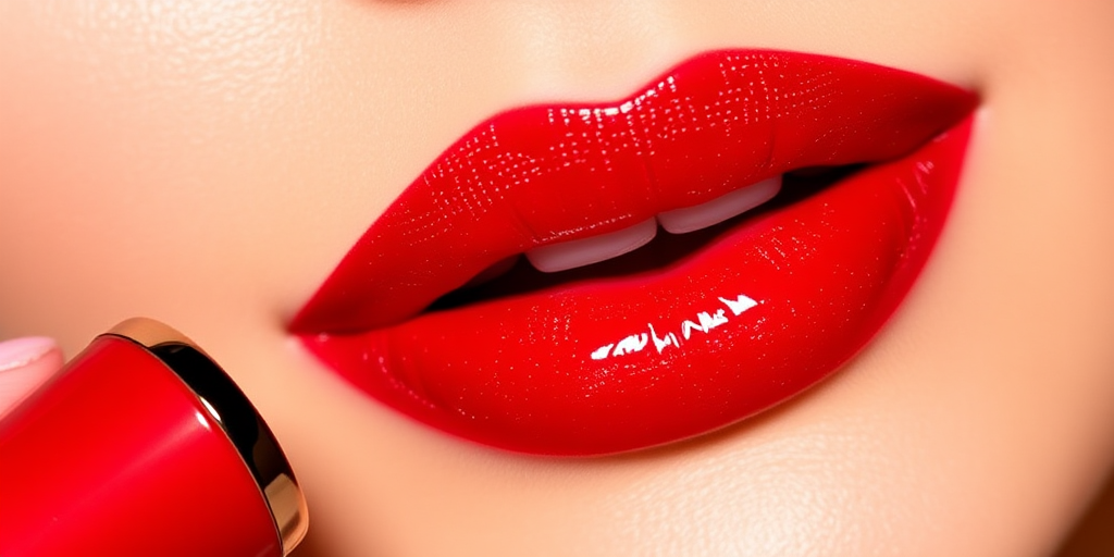 Vibrant "Cherry Burst" lip color showcases a bold, glossy red hue with subtle golden shimmer, perfect for glamorous evenings out. This long-lasting formula offers intense pigmentation and a plumping effect, creating the illusion of fuller lips. The sleek tube design features a precision applicator for effortless application, ensuring a flawless finish every time.