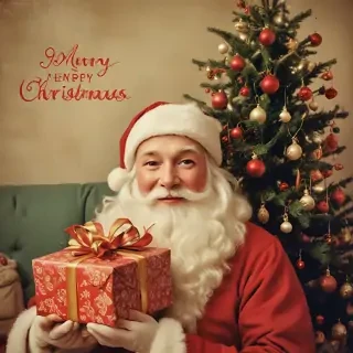 merry christmas vintage images