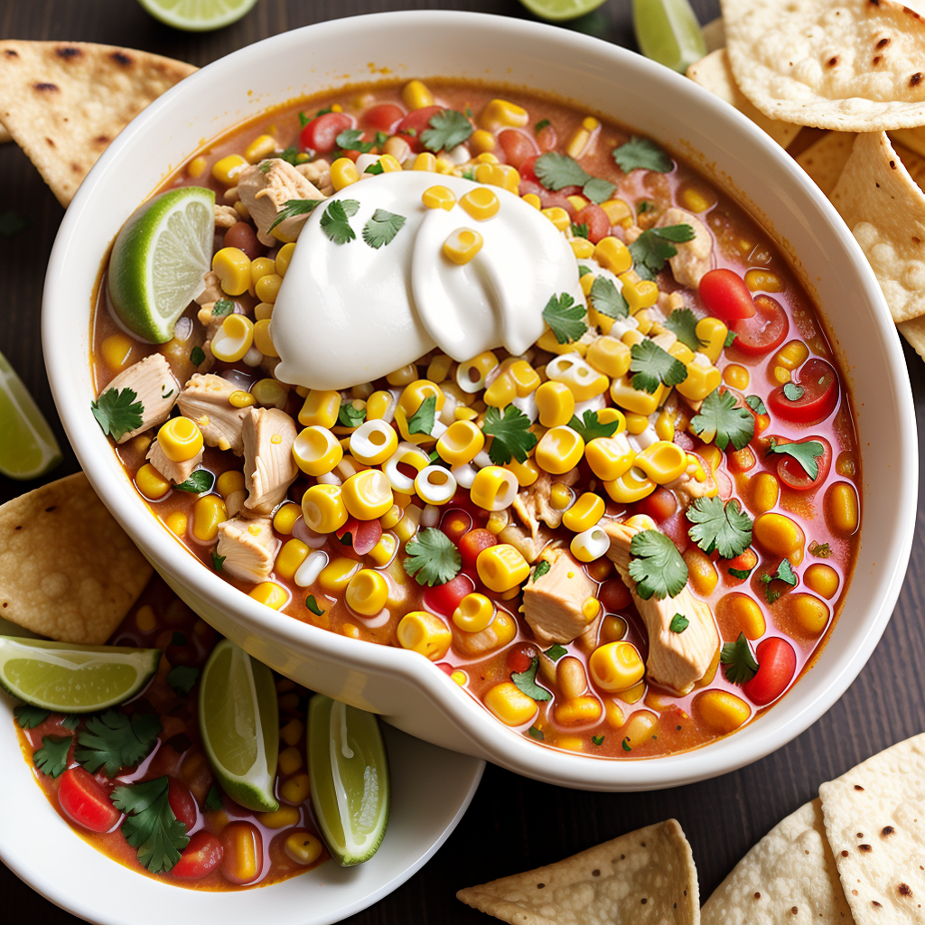 mexican street corn white chicken chili