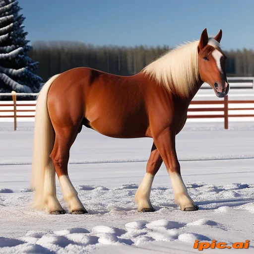 pictures of christmas horses