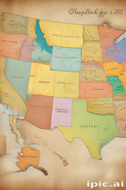 map of usa states