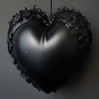 black heart image