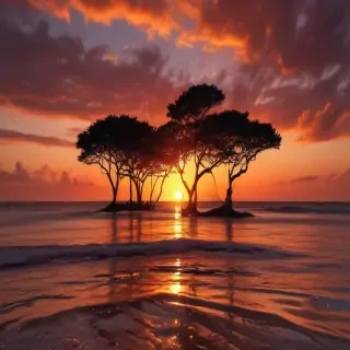 iphone wallpaper sunset