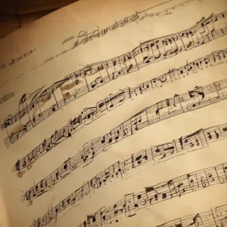 notes music background