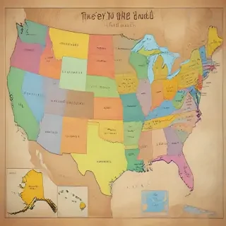 map of the us states
