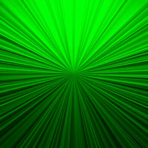 Generate a vibrant green radial gradient background with a dynamic burst effect, using a DSLR camera with a 50mm lens, aperture f/1.8, ISO 100, and a wide-angle view to capture enhanced color depth and contrast.