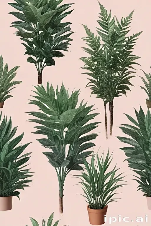 aesthetic plants png