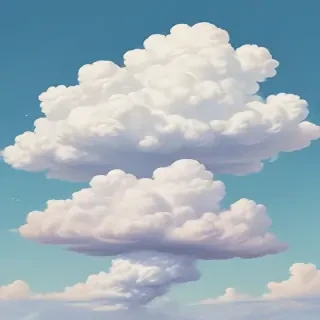 cartoon cloud drawing