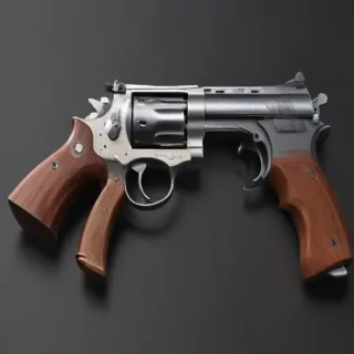 gun no background
