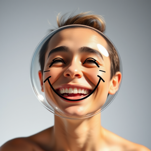 transparent happy face