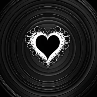 black heart wallpaper