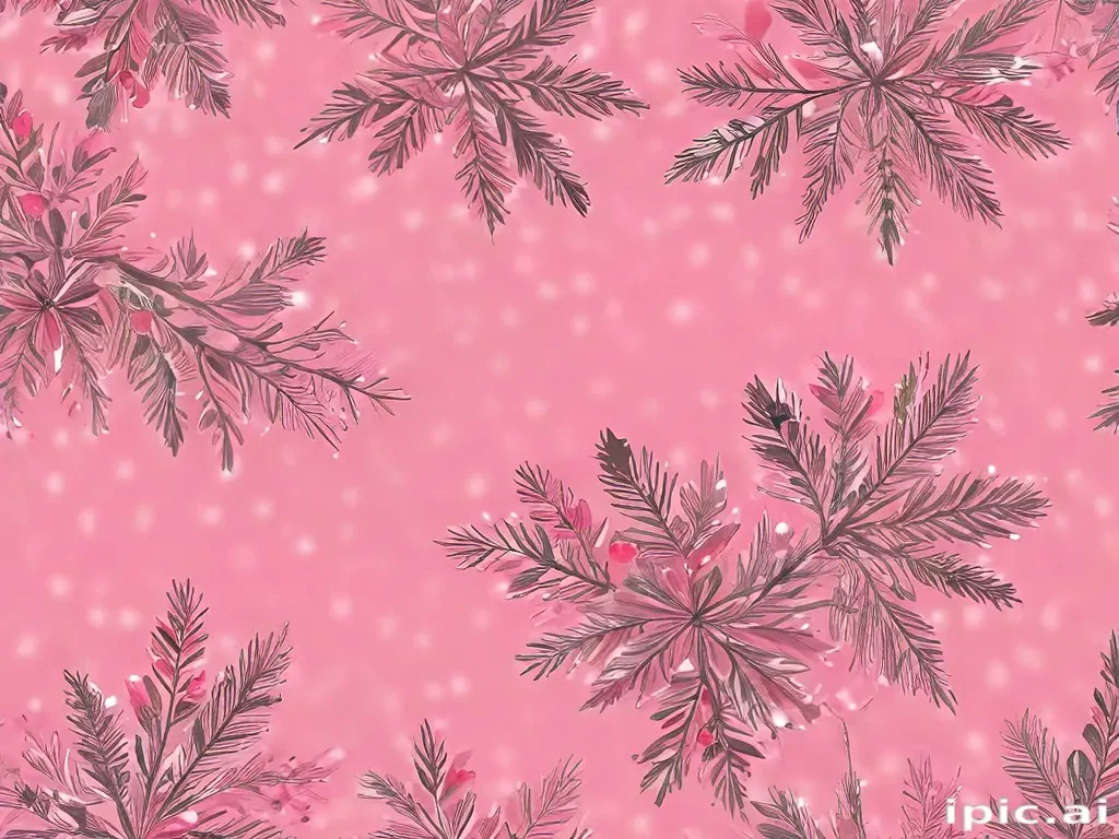 christmas wallpaper pink
