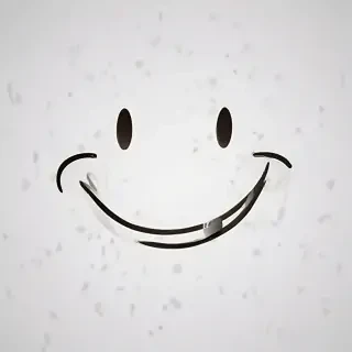 transparent happy face