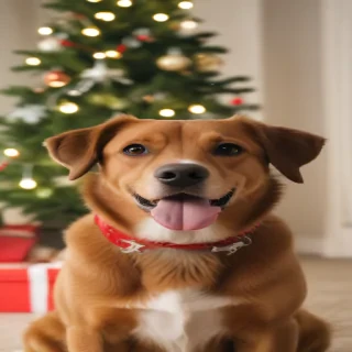 dog christmas photos
