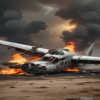 crashed plane png