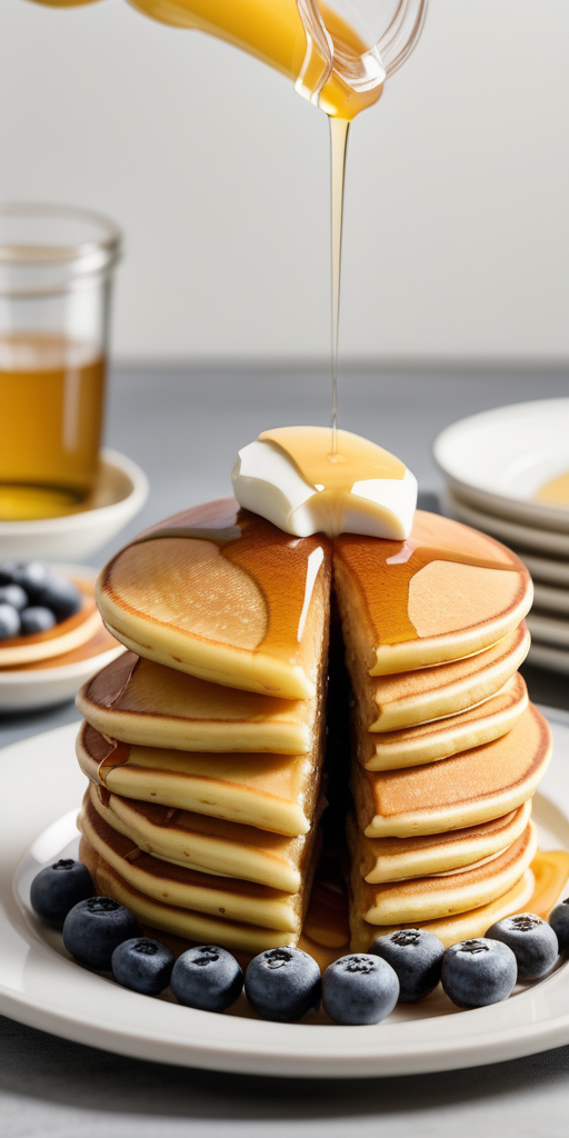 pancakes with half and half