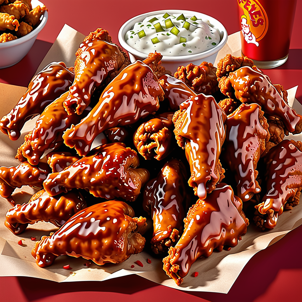 popeyes sweet and spicy wings calories