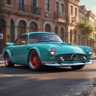 cartoon car wallpaper