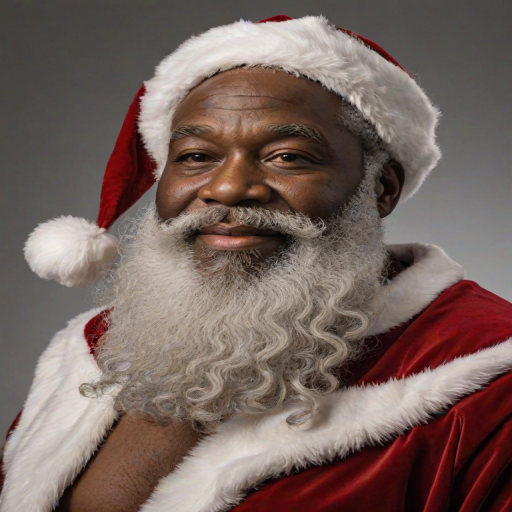 black santa png