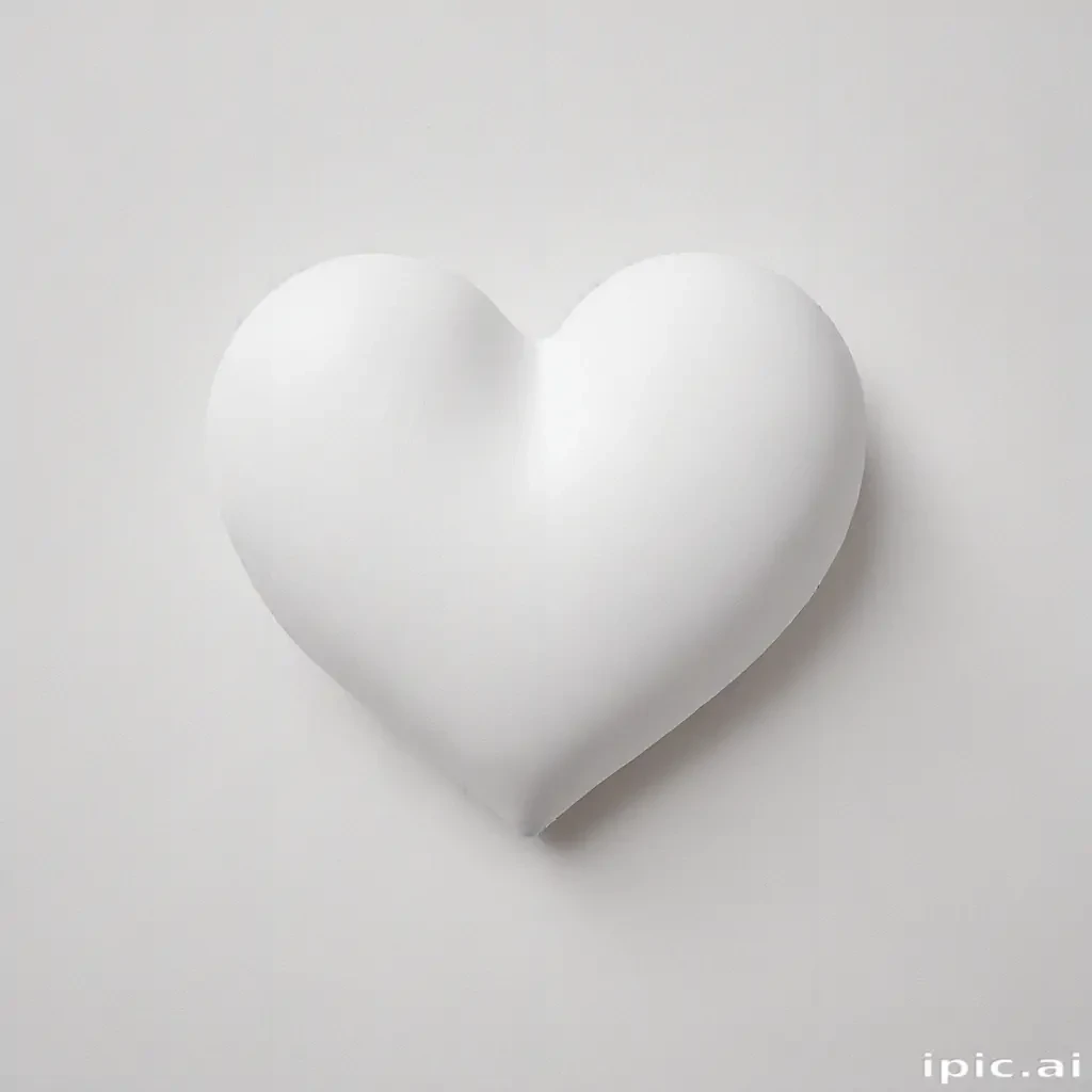 white heart