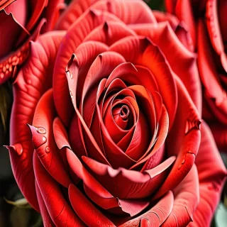 red rose background